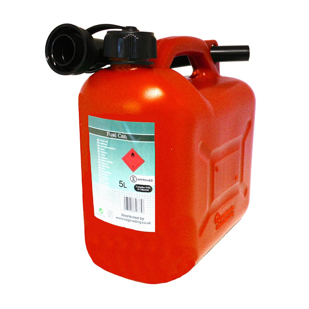 Fuel Can 5 Litre Red