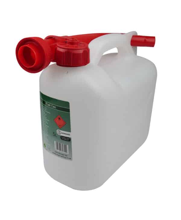 Fuel Can 5 Litre Clear