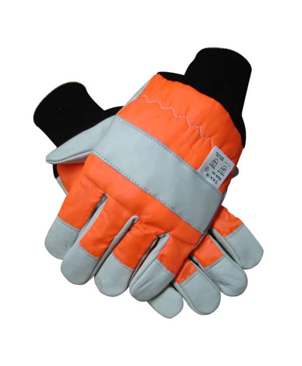 Chainsaw Safety Gloves, Class 0, Both Hands Protected